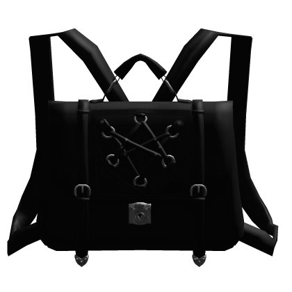 gothic emo pentagram satchel backpack black 1.0