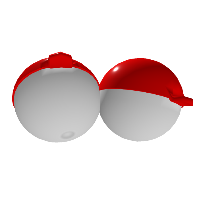 Red Mystery Toy Capsule Egg Ball Pair [PBR]