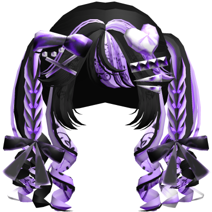 Scene Emo Pastel Goth Clutter Pigtails Purple Roblox item