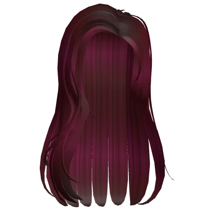 ♡LICOLOLY♡ ♡ Long Soft Straight Wonhee ILLIT BurgundyRed Hair | Roblox
