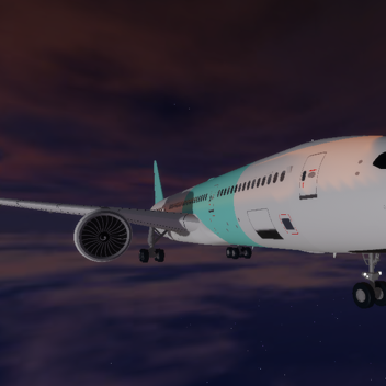 chill in a plane simulator
