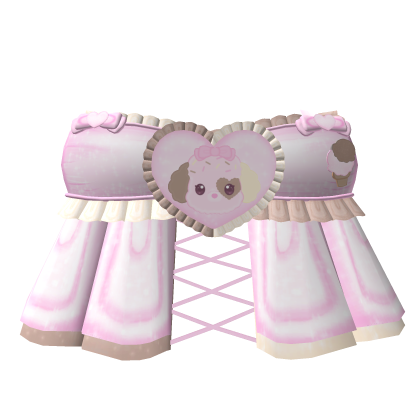 ‿ ♡ neapolitan ice cream pup top