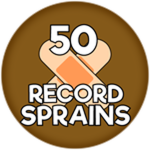 50 Record Sprains