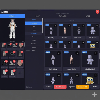 Avalog - the avatar catalog
