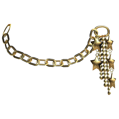 1.0 Gold Star Y2K Emo Goth Metal Waist Chain