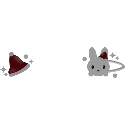 ♡; Christmas Miffy Hairclip