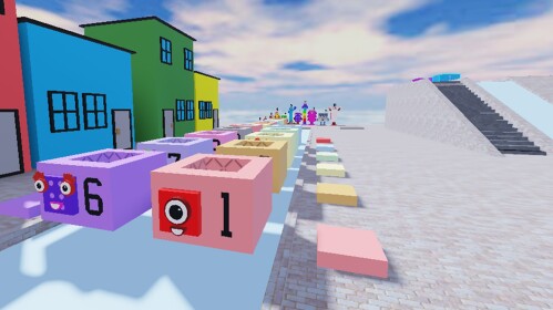 Numberblocks slide down 100,000 feet!
