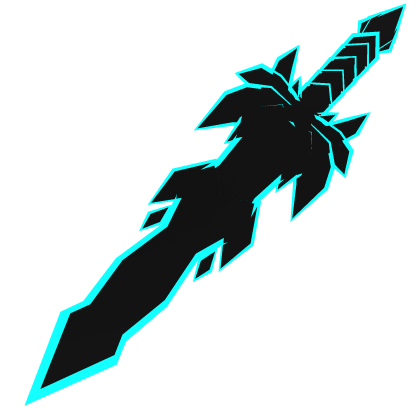 Blue Cartoony Arcane Mage Sword