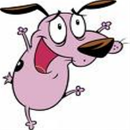 courage the coardly dog Roblox decal