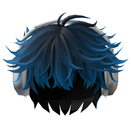 🍀Messy Boy Hair w Headphones(BlueBlack)