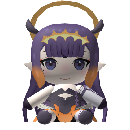 Ninomae Ina'nis Plush (Back) Hololive Roblox item