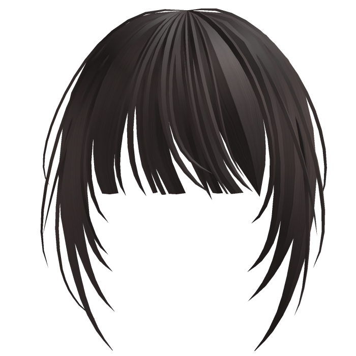 Hime Anime Wispy Emo Bangs (brown)