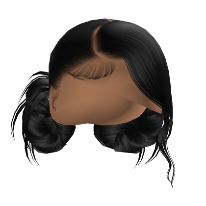 Cute Low Messy Buns (Black) thumbnail
