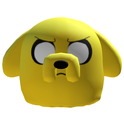 Adventure Time Head (Upset Jake)