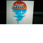 Sunset . waves