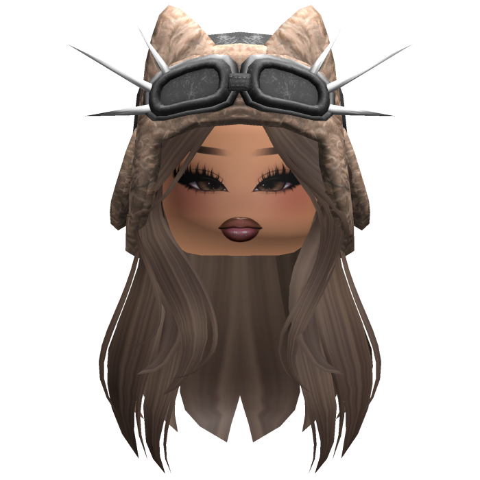 Grunge Punk Mink Straight Hair w/ Ushanka & Makeup