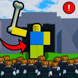 100 Players VS Giant Noob