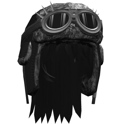Ushanka with Black Anime Hair Roblox item