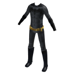 Bat Guy Costume Golden Belt Suit