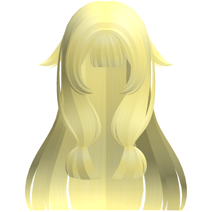 yellow columbina sweet anime cosplay hair