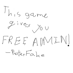 POSTER'S FREE ADMIN GAME