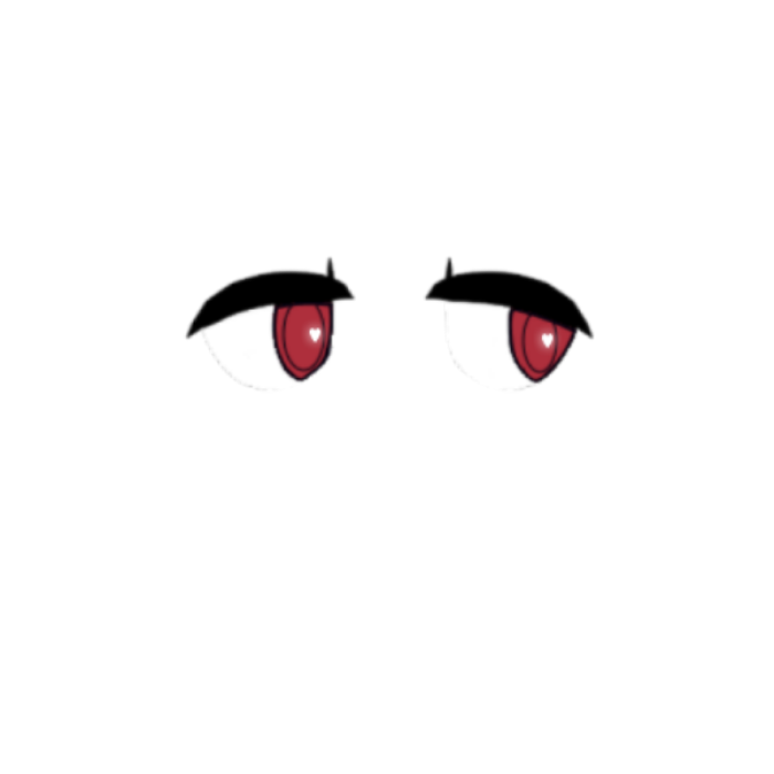 [FACE] Serious Heart Demon Eyes - 2 Roblox decal