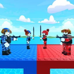RED VS BLUE BRIDGE FIGHT BATTLE icon