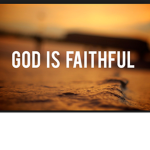 I believe in God.