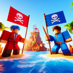 Red vs Blue Flag war! V2 (Island War)