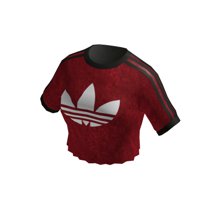 adidas Red Black Glamourous Top Roblox