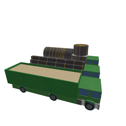 Building Side truck with materials