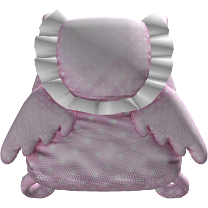 ♡ angel pink lace polka dot backpack 3.0