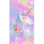 Galaxy rainbow unicorn