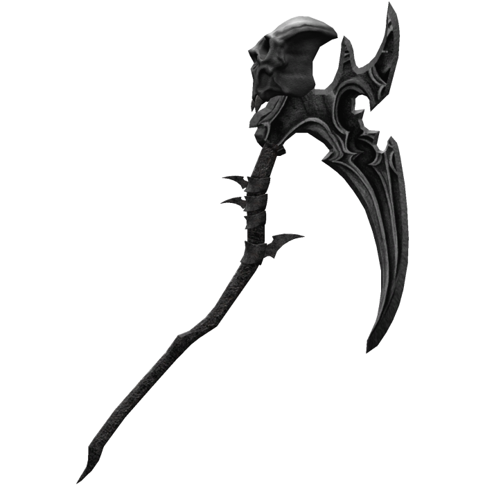 Halloween Light Silver Horror Bone Skeleton Scythe