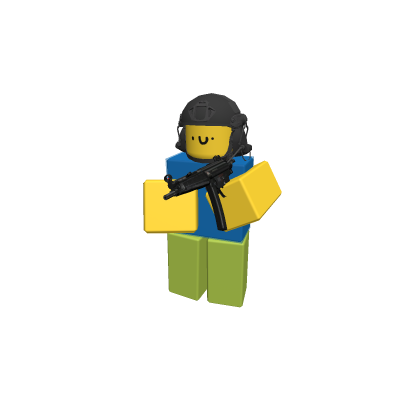 Noob Holding Gun