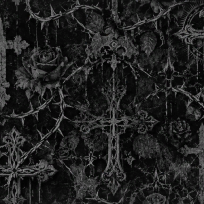 Cross Emo Goth Black Background