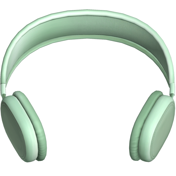 Green Neck Headphones