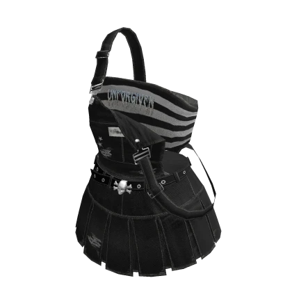 Punky Top and Denim Skirt Black Roblox Item Rolimon s