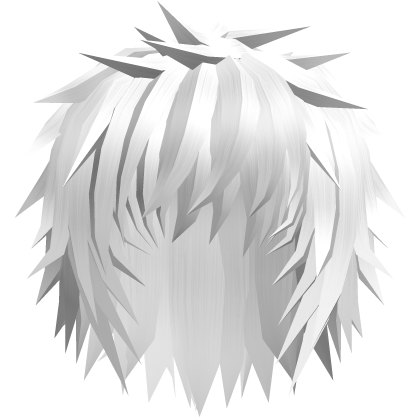 White Spiky Emo Vkei Anime Boy Hair Roblox item