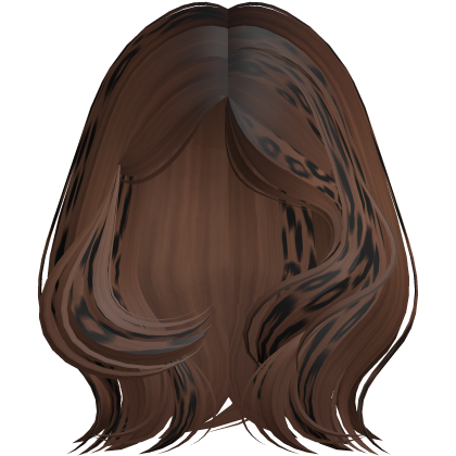 Wispy Brown Leopard Print Hair Roblox item
