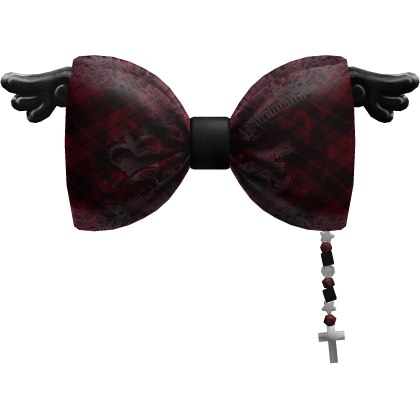 ♤ 。egl harajuku plaid bow
