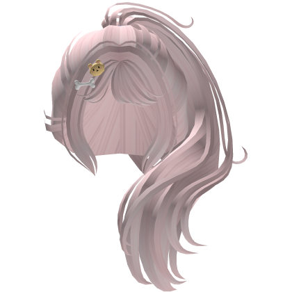 Puppycorn Pink Wavy Ponytail Hair w/ Pins - RBCs thumbnail