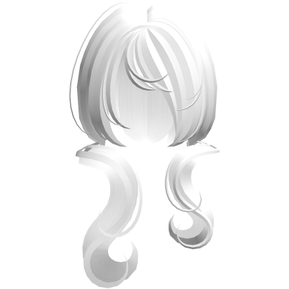 ♡: cutesy doll swirly pigtails in white Roblox item
