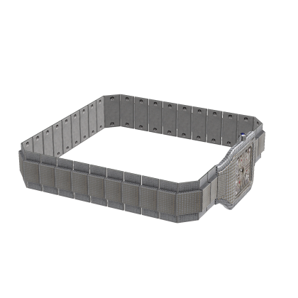 Iced Out Cartier Skeleton Watch thumbnail