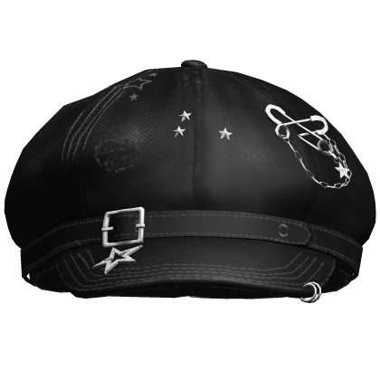 Black Cute Denim Stylish Cap Roblox item