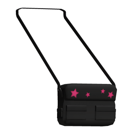 Black pink crossbody bag