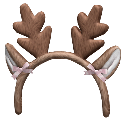 Cute Christmas Deer Antlers w/ Bows