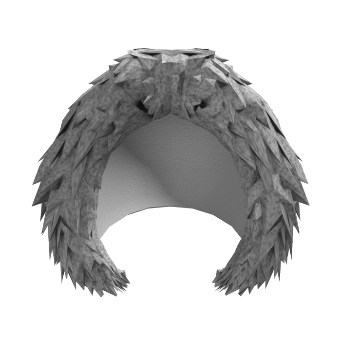 Fuzzy Winter White Fur Hood