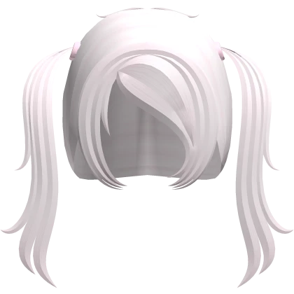 ꒰っ˕ - ꒱ shy kawaii daycare pigtails in light pink Roblox item thumbnail