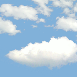 the sky.